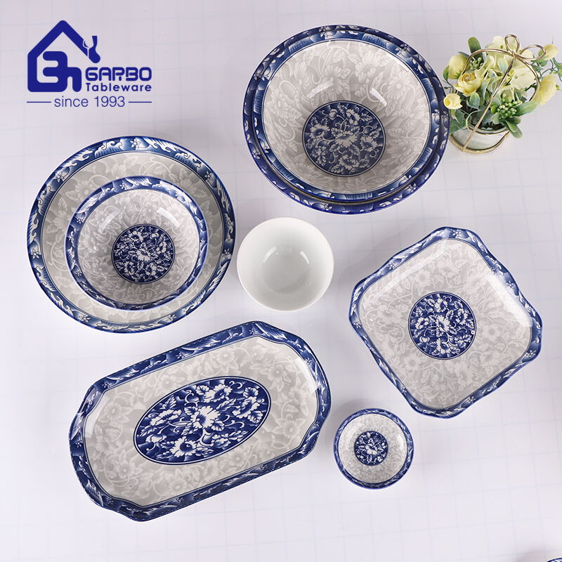 Exploring the Artistry of Blue and White Printing Porcelain Dinnerware from Garbo International