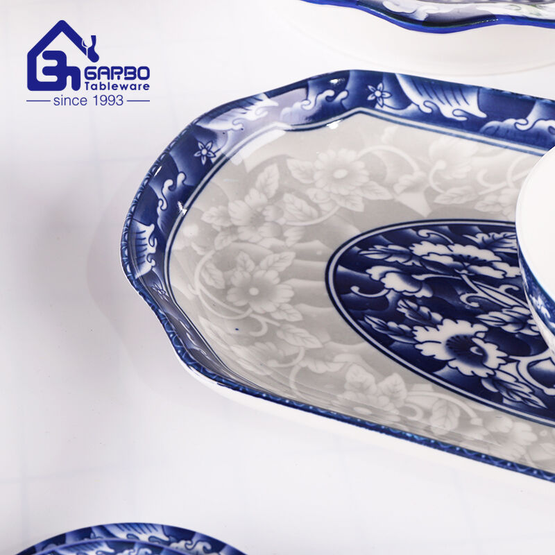 Exploring the Artistry of Blue and White Printing Porcelain Dinnerware from Garbo International