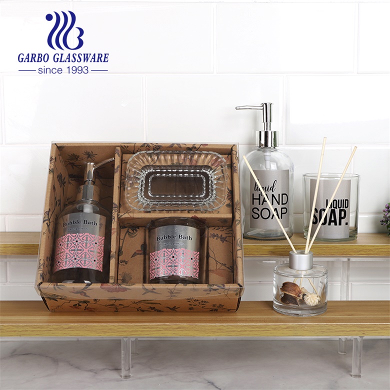 Which one is your pick for the bathroom set, the ceramic or glassware raw material