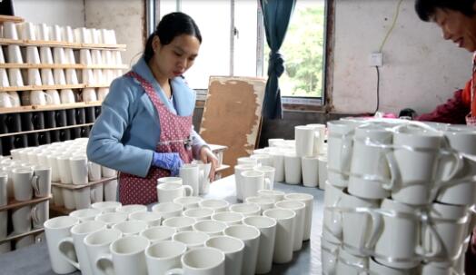 Do you know the production process of ceramic cups