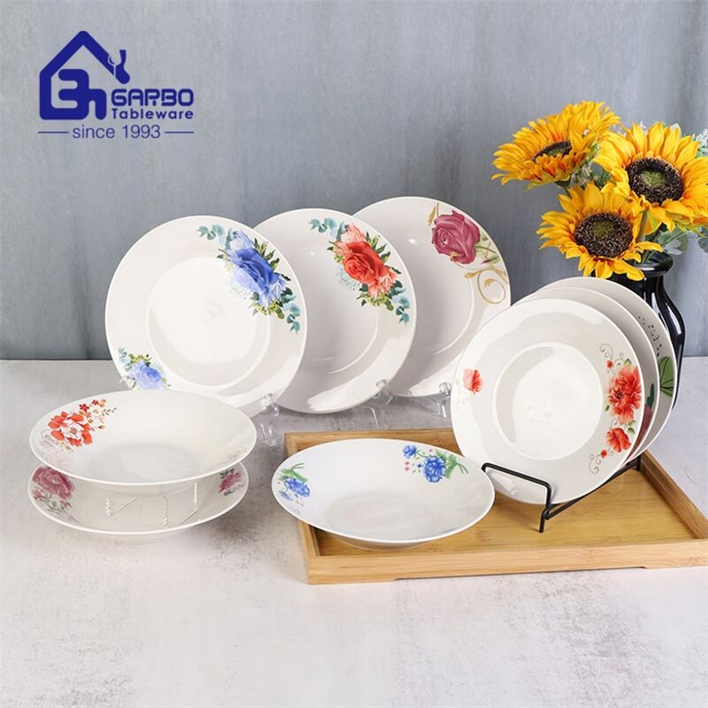 Do you know the flower decal decoration on ceramic tableware