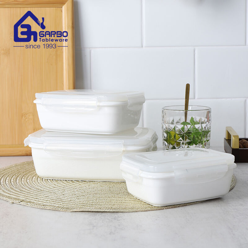 Porcelain Food Containers with PP Lids: A Stylish and Eco-Friendly Kitchen Solution