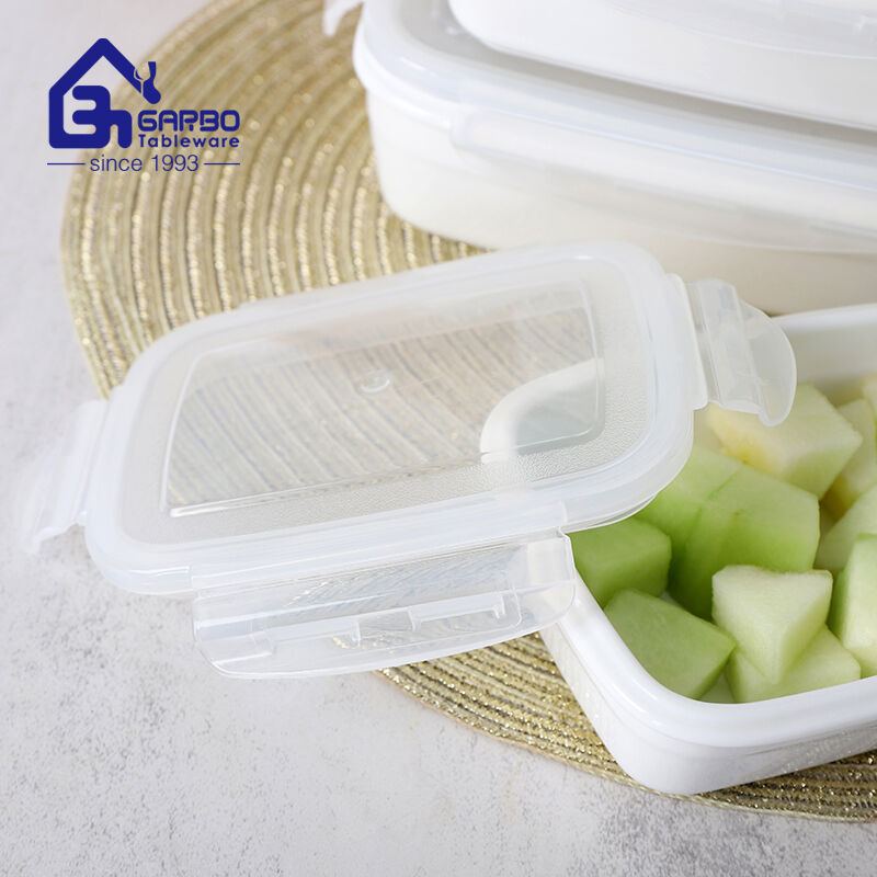 Porcelain Food Containers with PP Lids: A Stylish and Eco-Friendly Kitchen Solution