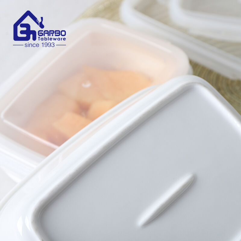 Porcelain Food Containers with PP Lids: A Stylish and Eco-Friendly Kitchen Solution