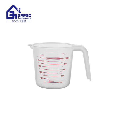 Wholesale Kitchenware Bulk Pack Measuring Cups Manufacturer Customized Green Small Size 300ml Plastic Measuring Cups