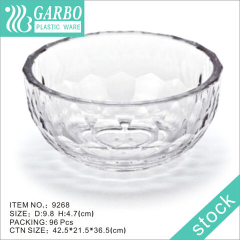 wholesale 4.5inch transparent plastic bowl in round shape from China