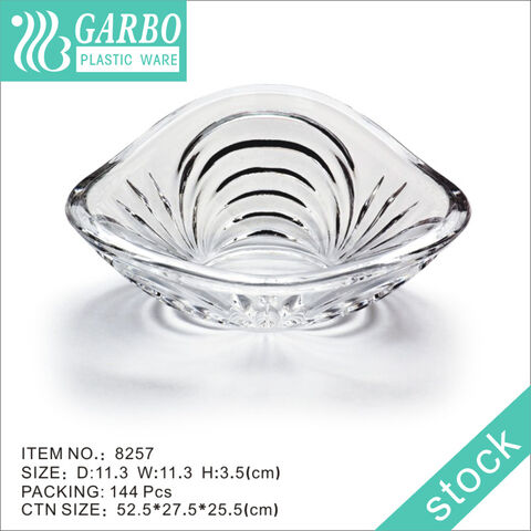 stackable small plastic bowls with embossed patterns