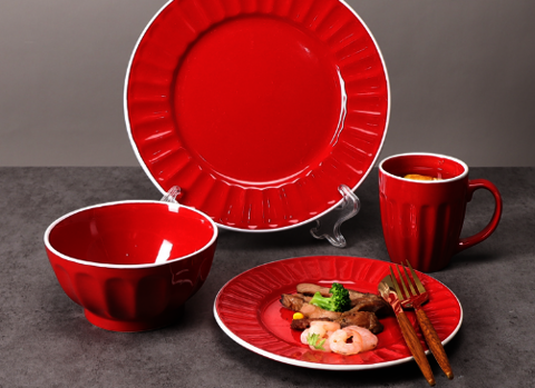 Why the stoneware 16pcs set as a promotional item in the suppermarket 