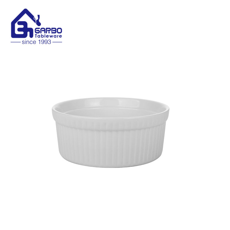 Oven Safe White Porcelain bowl Classic Style Ramekins for Baking Souffle Ramekins Bowls 2 inches 