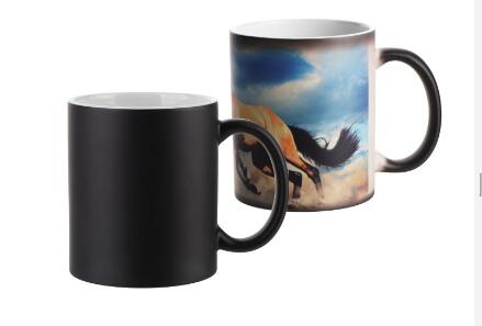 Create surprises in your life with a heat-sensitive magic ceramic mug