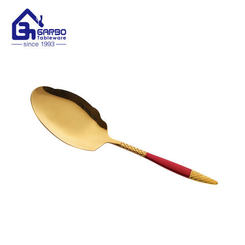 New arrvial high quality 201ss gold plating serving utensil