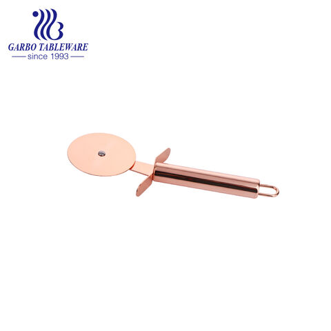 Electroplating Technology Stainless Steel Pizza Cutter For Pizza Lover