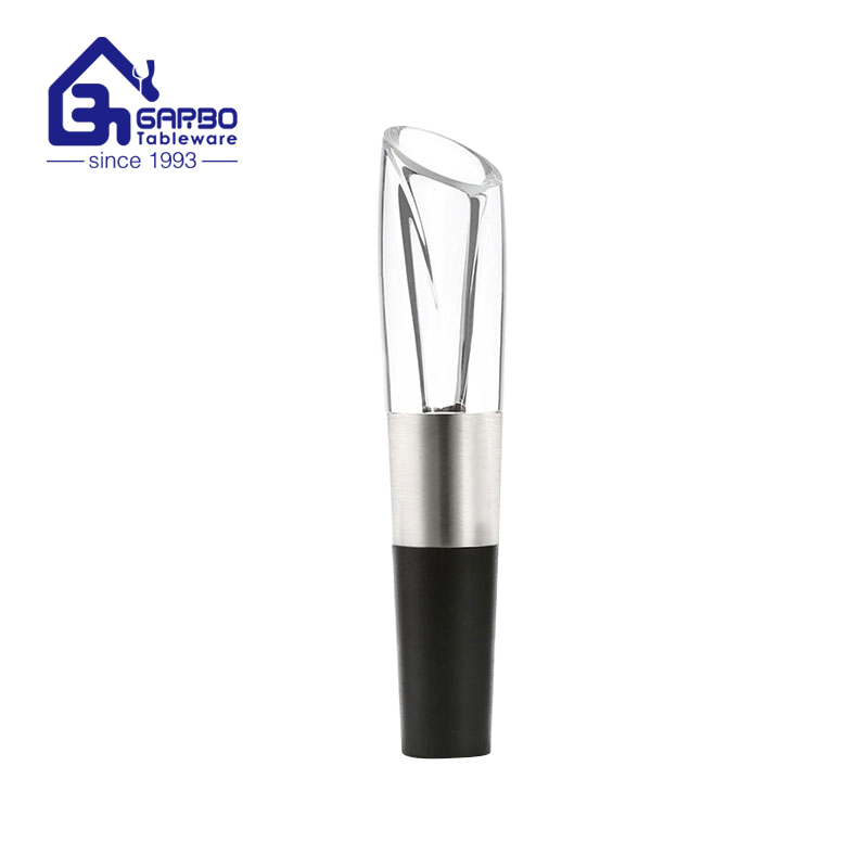 China Factory High-end Silicone and ABS Material Tulips Red Wine Pourer