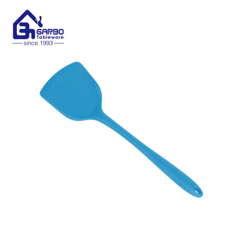 Blue color heat resistaint silicone skimmer for kitchen using