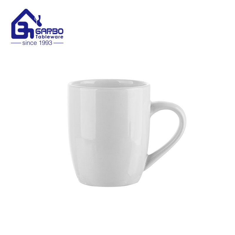 white 8.8oz ceramic coffee mugs manufacturer china for chill out