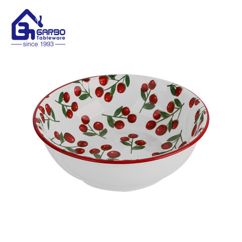 National characteristics pattern print ceramic bowl rice and noodle porcelain bowl set