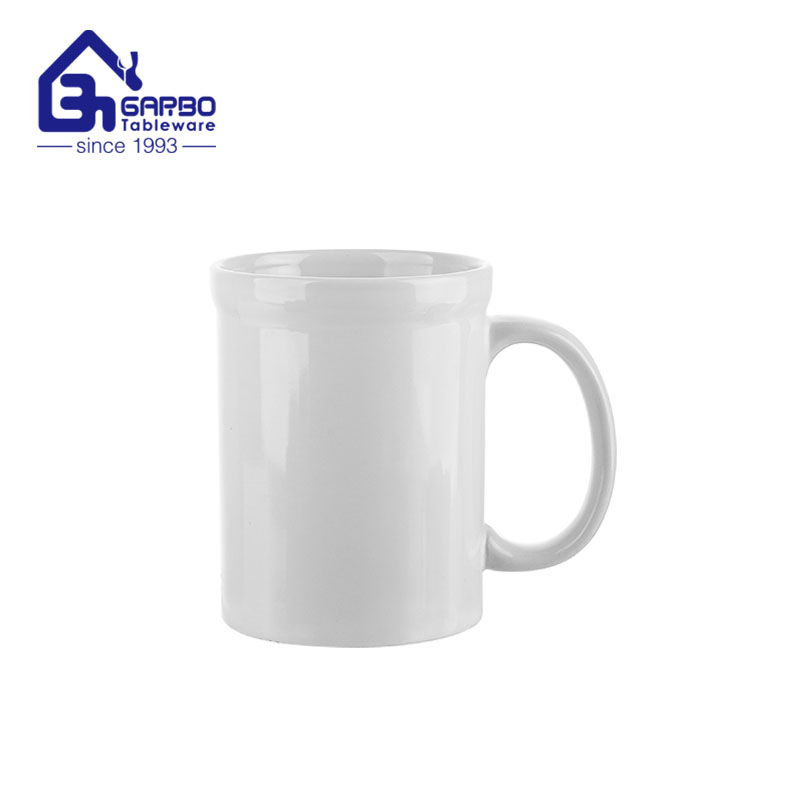 factory white color 480ml ceramic coffee tea mug stoneware drinking cup 