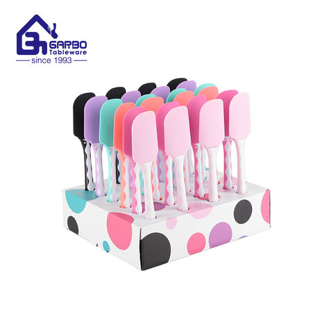 Muti-Color For Hest resistant Silicone Spatula with PP handle