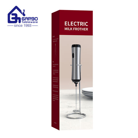 Chinese Direct Supplier for Rechargeable Electric Milk Frother with Iron Stand