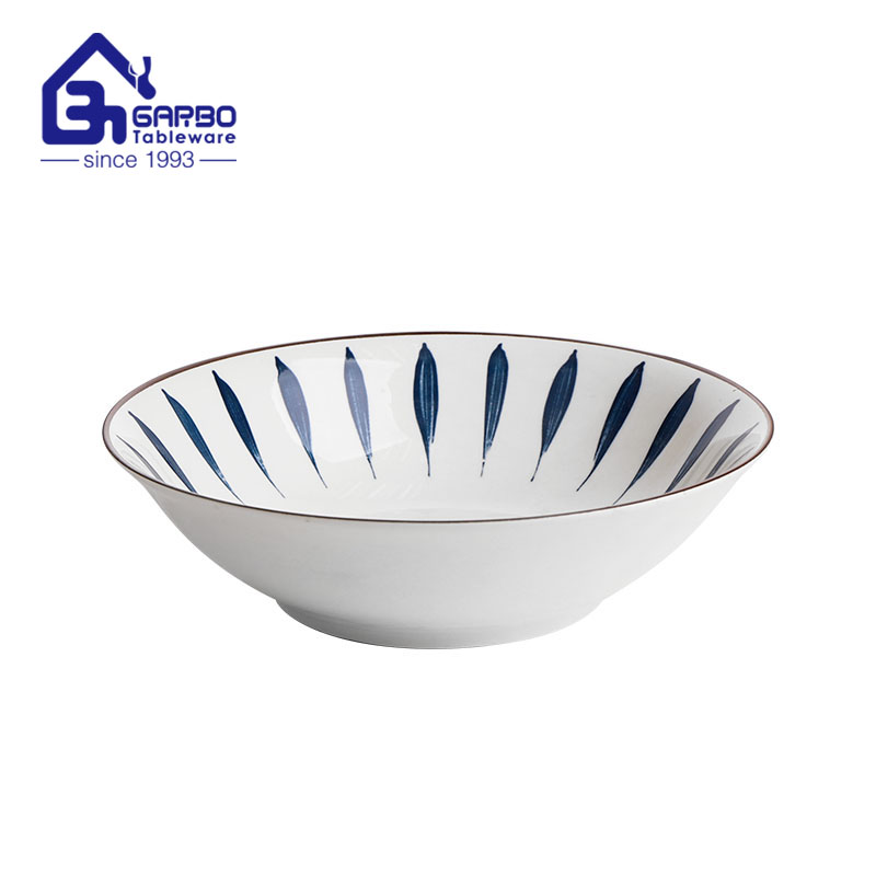 5.75 inch color glazed cereal bowl stoneware factory in China