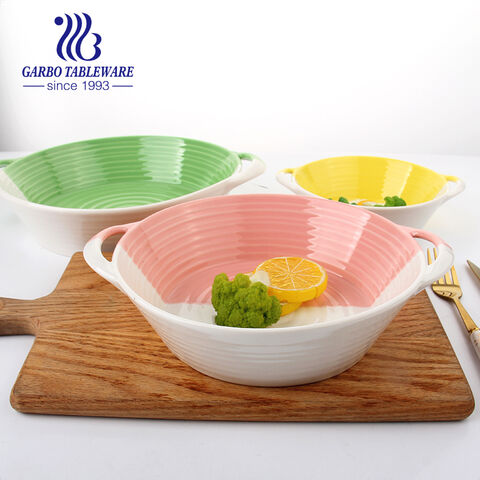 Eletroplating Super Big Ceramic Bake Dish for Buffet Restaurant