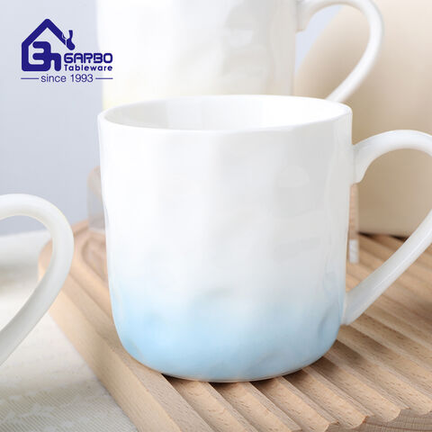 New design sublimation 380ml porcelain cup for coffee tea