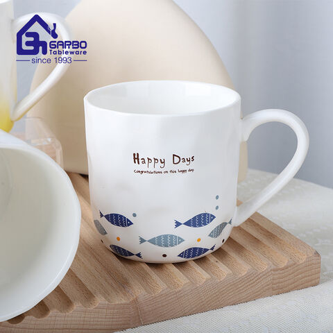 Factory made 13oz double-colored premium porcelain mug