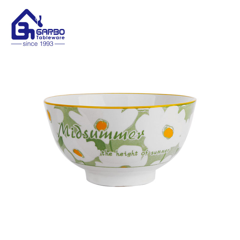 8-inch porcelain cereal bowls and ceramic punch bowls for South America