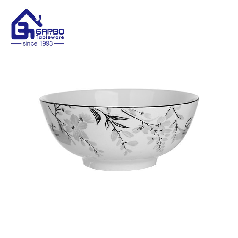 6 inch printing cereal bowl porcelain bowl factory from China