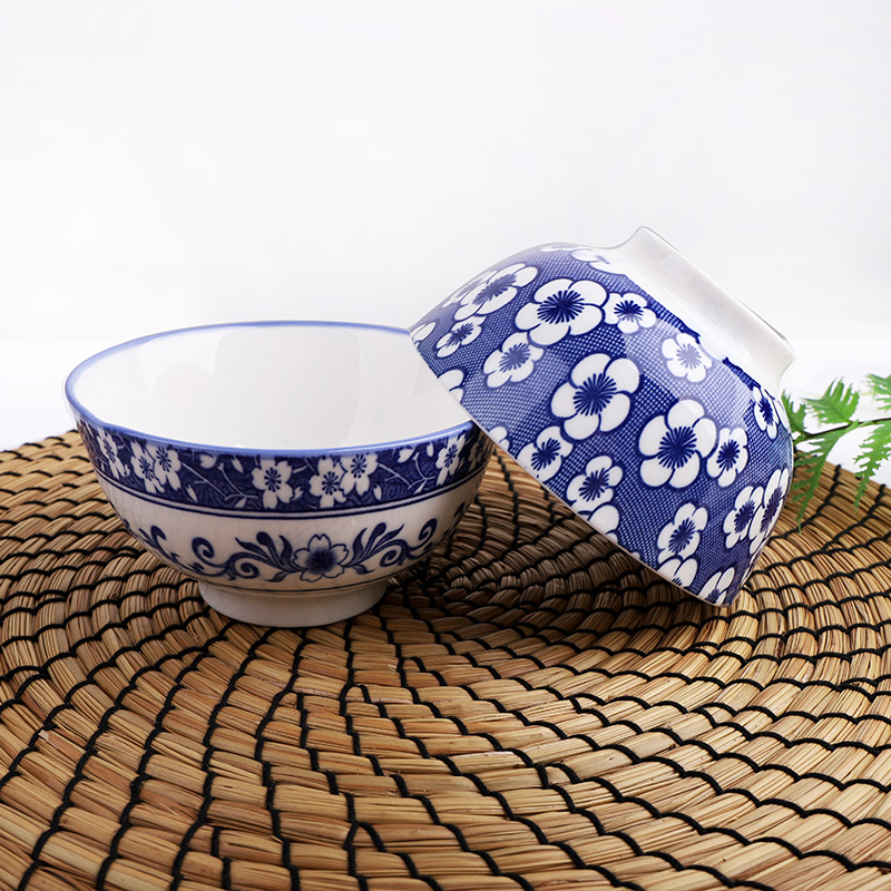 Fancy Design Porcelain Bowl with Under-glaze 3.5 inch Dinner Bowl