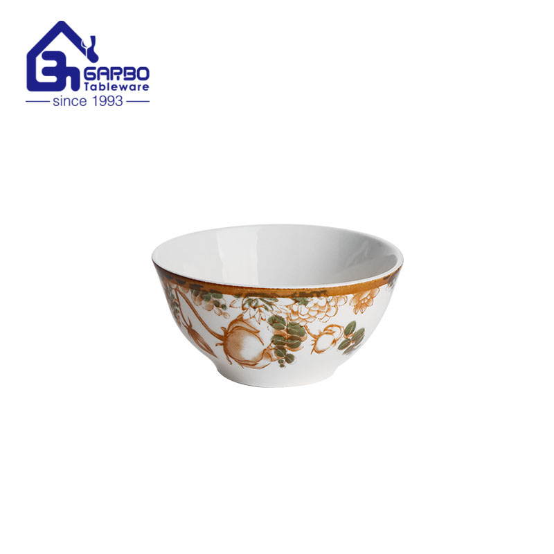 Trendy 9inch ceramic salad bowl kitchen serving stoneware bowl 