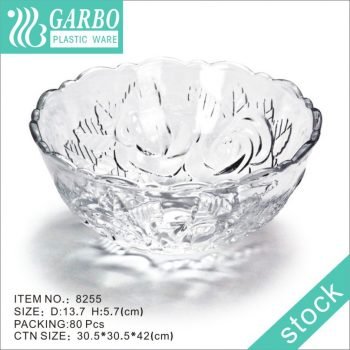 Gabo’s Plastic Salad Bowl with Beautiful Rose Pattern Design