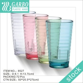 Promotion colorful 400ml Water Cup Drink Plastic Cup