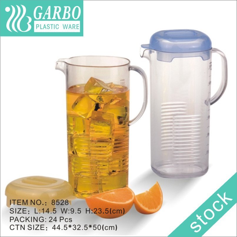 8551 PP lastic water pitcher with Lid for juice ice bottle jug set