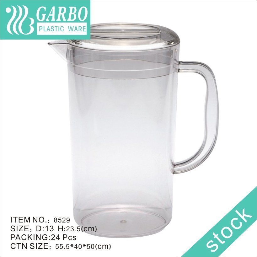 8551 PP lastic water pitcher with Lid for juice ice bottle jug set