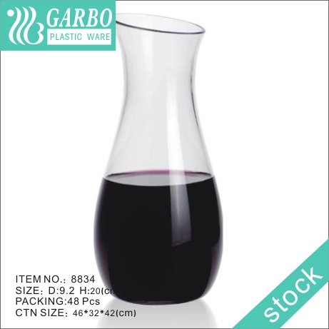 31OZ Clear Luxury Plastic Wine Decanter with High Quality