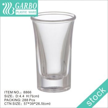 China supplier clear BPA Free & Recyclable 1 oz. Plastic Shot Cup