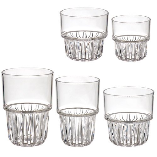 A grade 500ml/360ml/280ml/250ml transparent plastic drinking cup