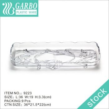 360mm high quality Polycarbonate plastic serving plate