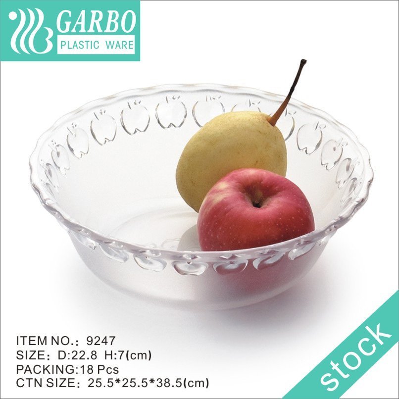 Garbo Plasticware Mini Fruit and Salad Plastic Bowl for Home Using