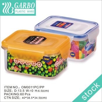 15oz 2 pcs a set pre-food plastic bento box with airtight lid