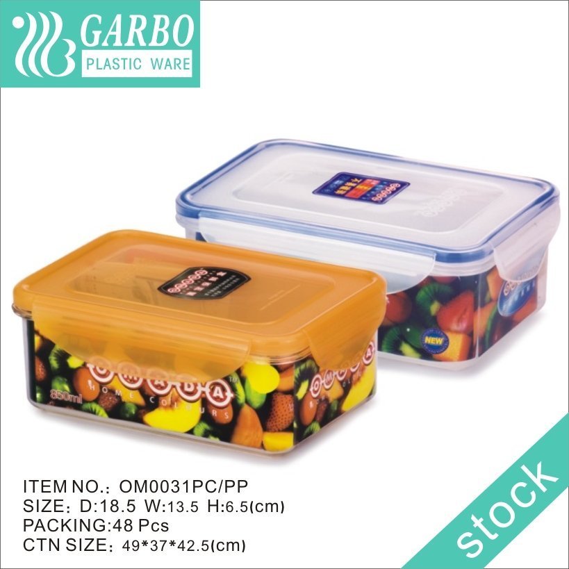 Big size 3700ml Reusable PP Food Storage Container for Fresh Fruit