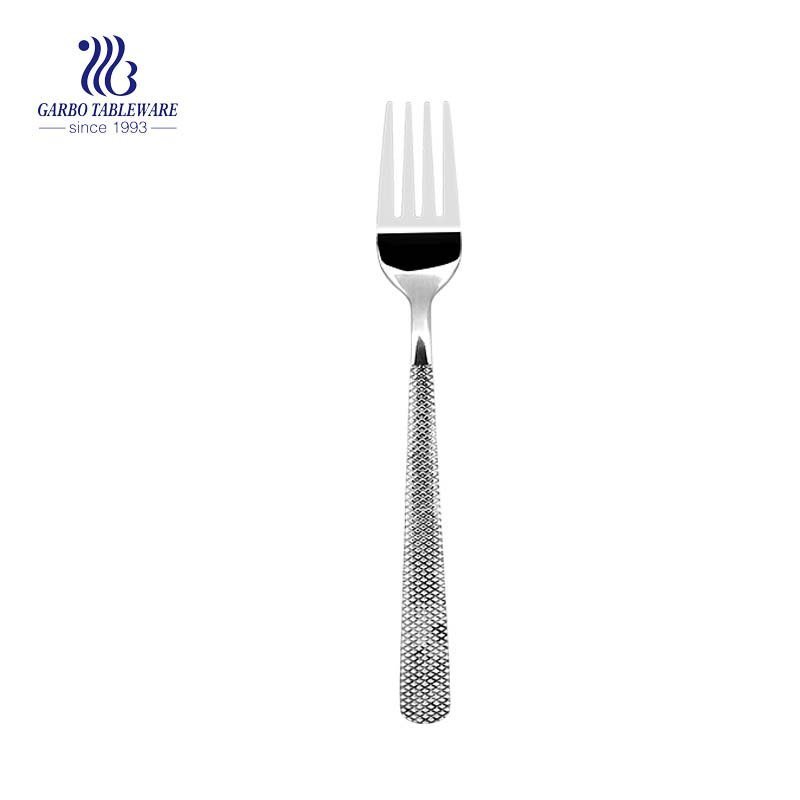 Flatware mirror polished stainless steel salad fork