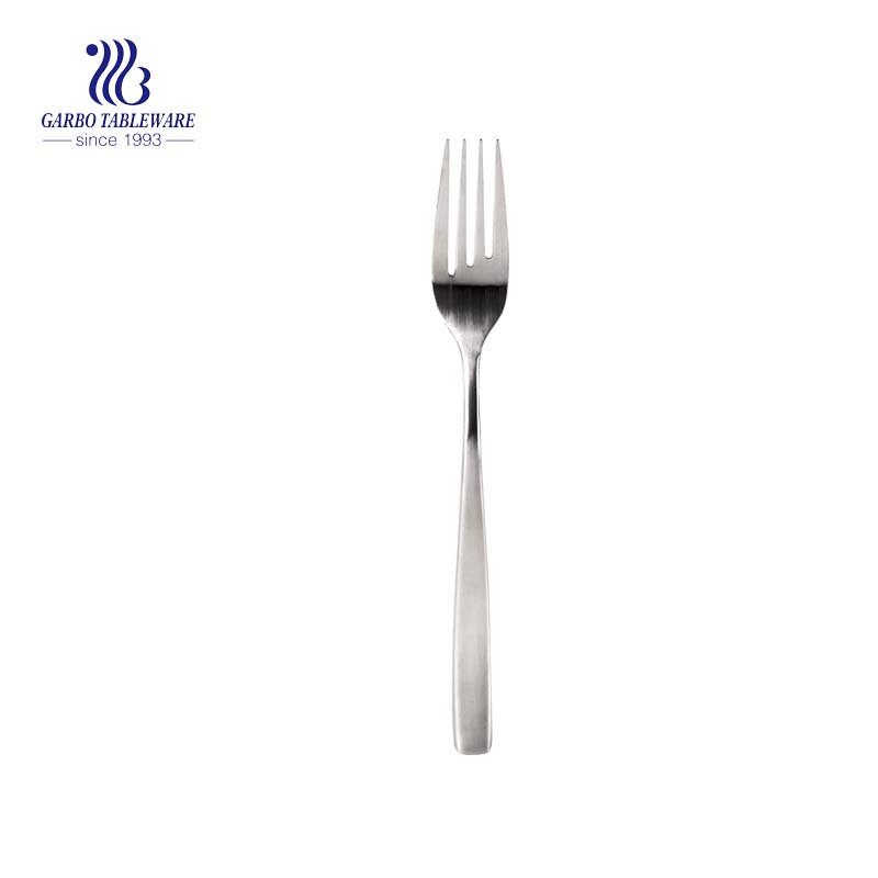 223mm Rose golden stainless steel salad fork flatware