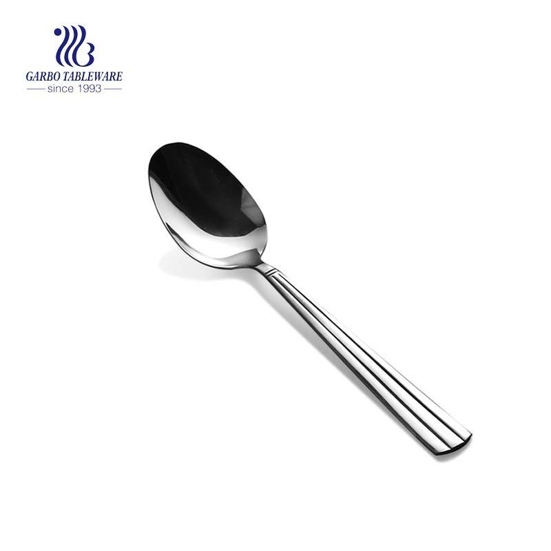 Simple design salad dessert spoon stainless steel coffee spoon