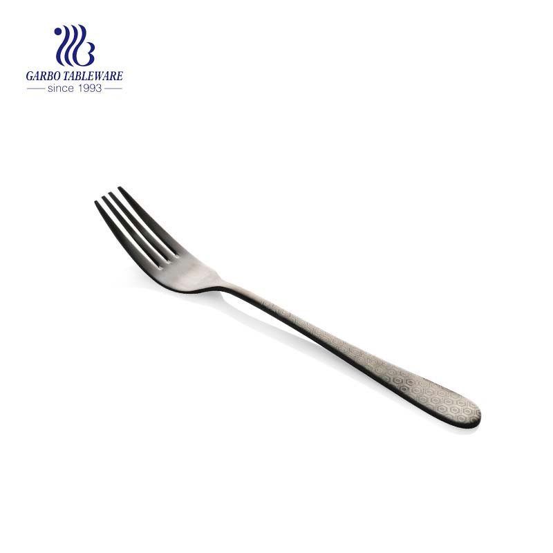 206mm stainless steel dinner fork silverware steak fork for restaurant