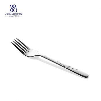 200mm mriior polished stainless steel fork flatware