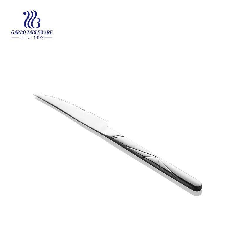 Modern Shape High Quality Stainless Steel Knife Mirror Polish