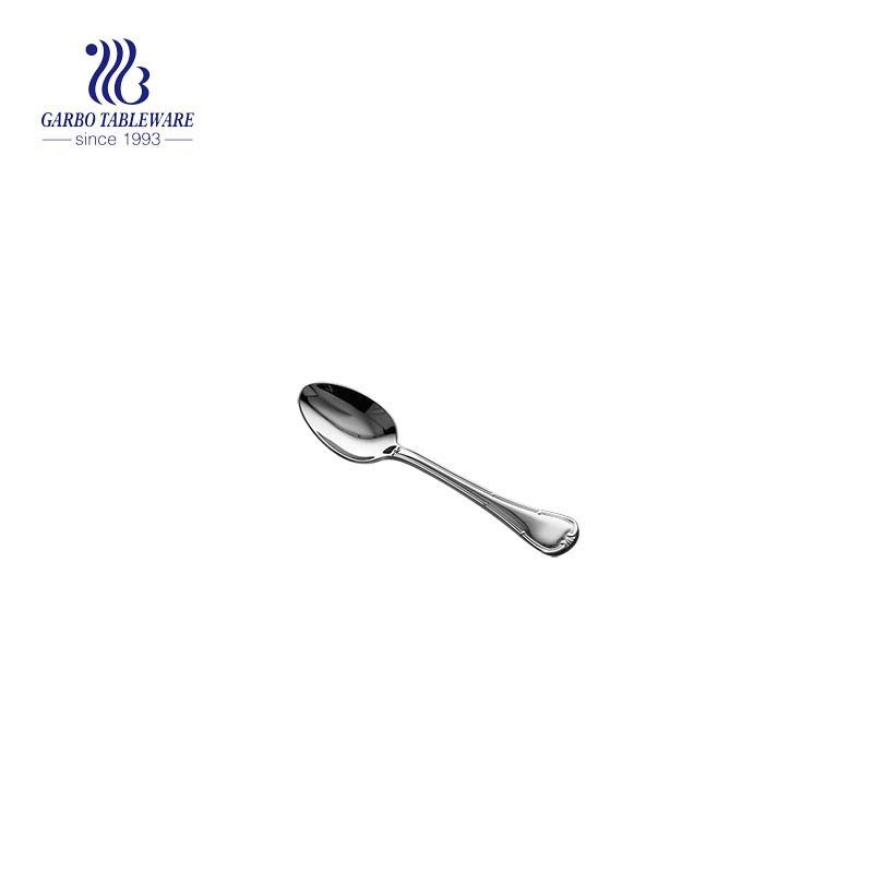 Silver dessert spoon stainless steel soup spoon gift for friends family