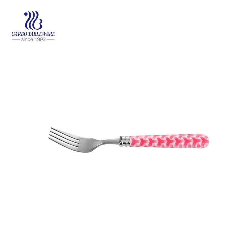 Stainless steel cake fork polished flatware